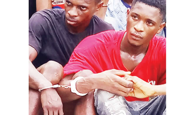Teenage suspects