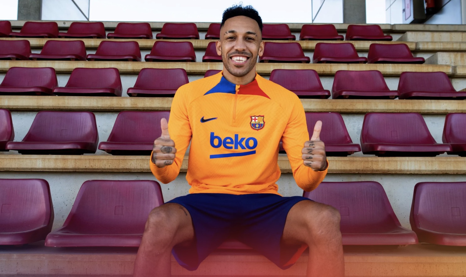 Aubameyang signs 3 year-deal with Barcelona